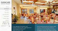 Desktop Screenshot of duracareseating.com